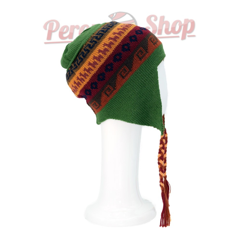 Bonnet péruvien alpaga modèle Lima. Bonnet péruvien ethnique