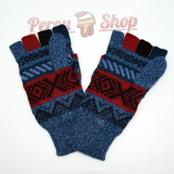 Moufles mitaines laine baby alpaga modèle Puno