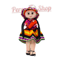 Poupée Cholita et son bébé