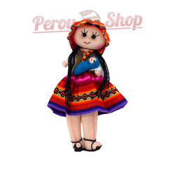 Poupée Cholita et son bébé