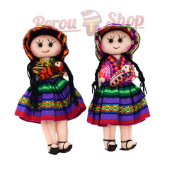 Poupée Cholita et son bébé