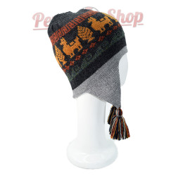 Bonnet péruvien en laine d'alpaga, confection artisanale et élégance