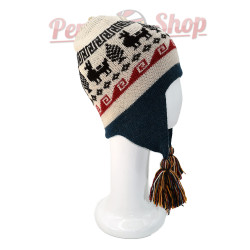 Laine d'alpaga et savoir-faire péruvien réunis dans ce bonnet unique