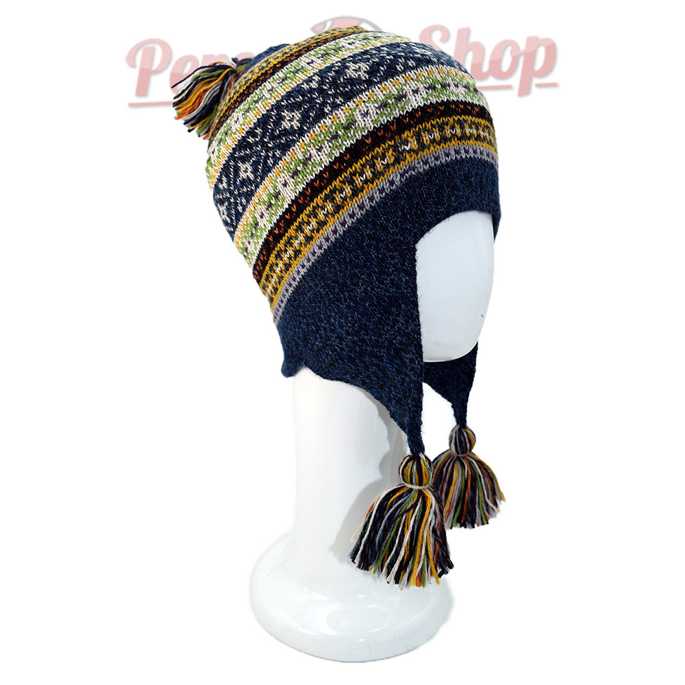 Bonnet péruvien en laine d'alpaga, chaleur et tradition andine