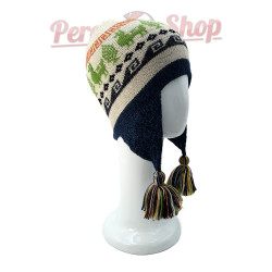 Bonnet péruvien en laine d'alpaga, chaleur et tradition andine