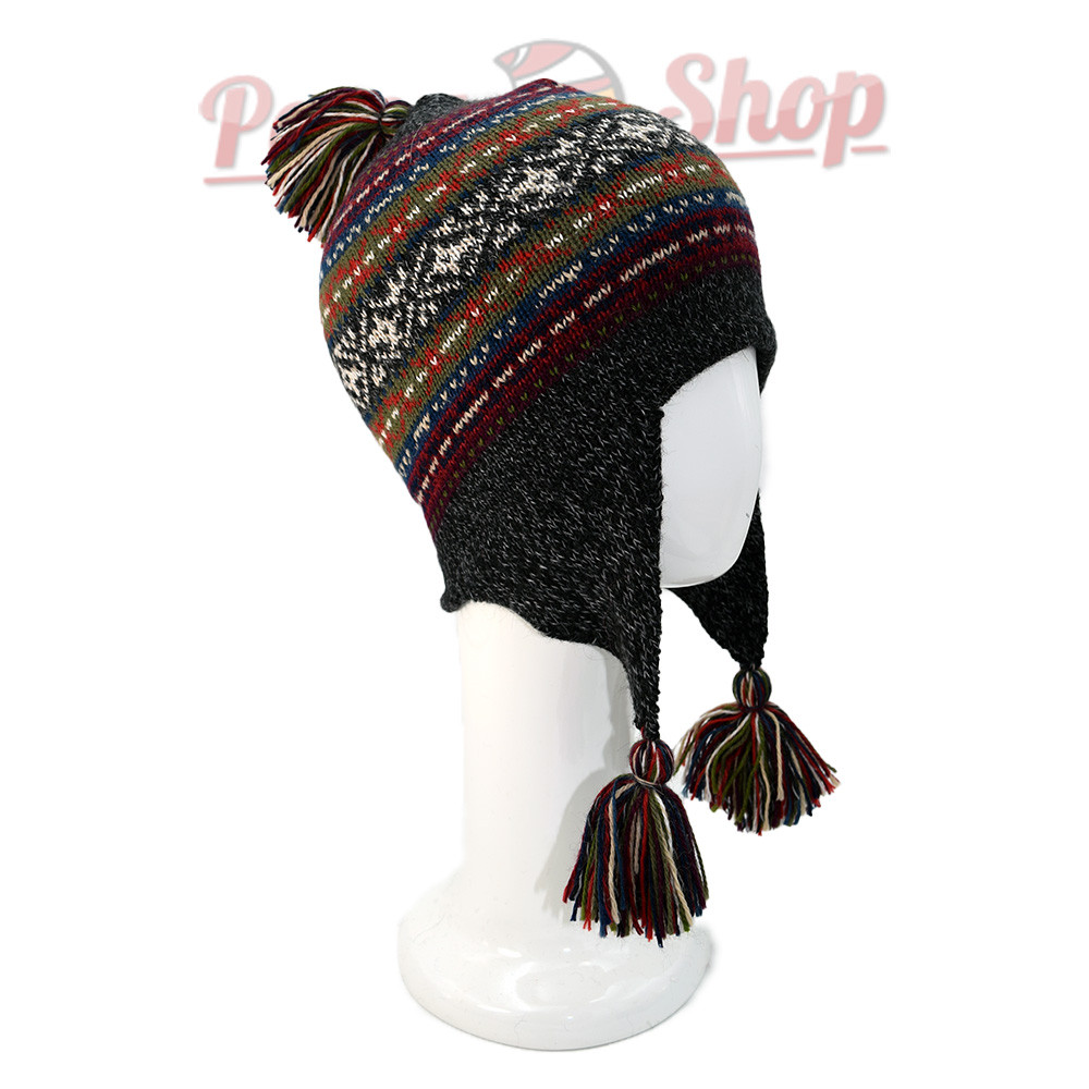 Bonnet péruvien en laine d'alpaga, l'essence du style hivernal
