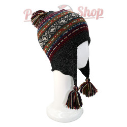 Bonnet péruvien en laine d'alpaga, l'essence du style hivernal
