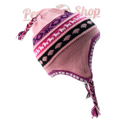 Bonnet enfant avec doublure polaire, couleur rose