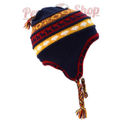 Bonnet doublé polaire pour enfant, couleur bleu marine