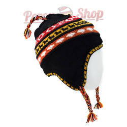 Bonnet doublé polaire pour enfant, couleur noir