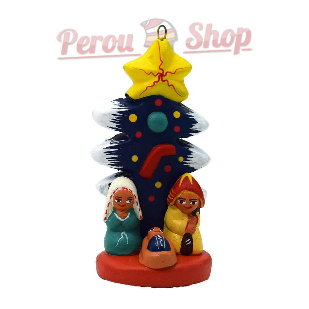 La Sainte Famille, pendentif décoration sapin