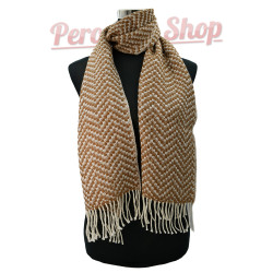 Echarpe en laine de baby alpaga, chaleur naturelle