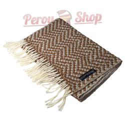 Echarpe en laine de baby alpaga, chaleur naturelle