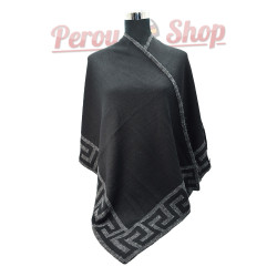 Cape en laine d’alpaga tissée main – Parfait pour un look unique
