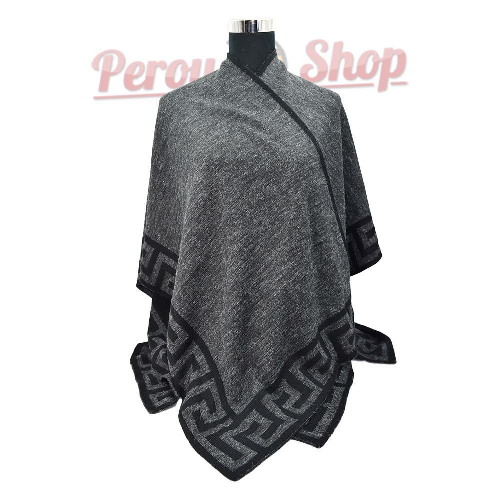 Cape en laine d’alpaga tissée main – Parfait pour un look unique