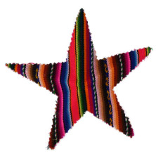 Pendentif déco sapin modèle étoile andine